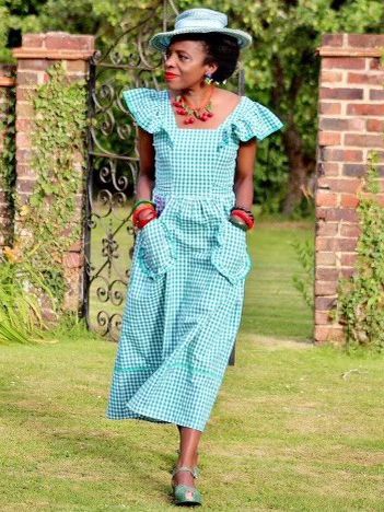 Pinafleur - 1940s Vintage style pinafore dress – Heyday Vintage Style