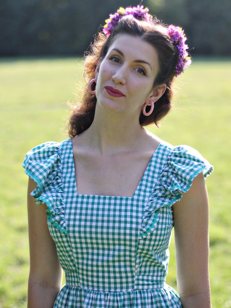 Pinafleur - 1940s Vintage style pinafore dress – Heyday Vintage Style